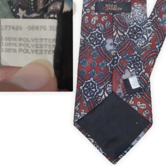 Reed & James 70's  Vintage Tie - Picture 3 of 4